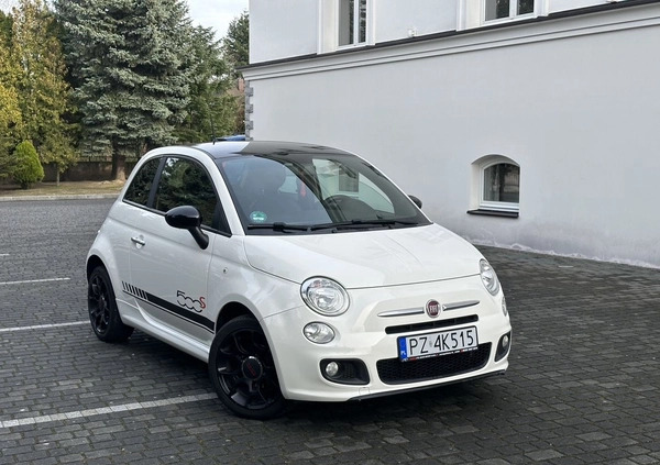 Fiat 500 cena 29900 przebieg: 135000, rok produkcji 2013 z Poznań małe 631